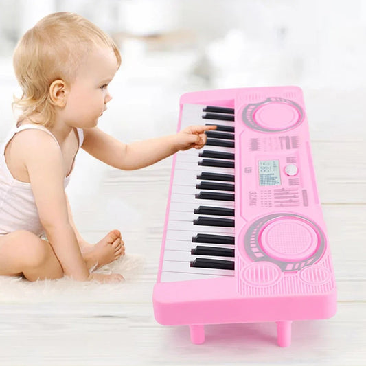 Piano électronique numérique à 37 touches – Jouet musical portable pour enfants pour l'apprentissage précoce