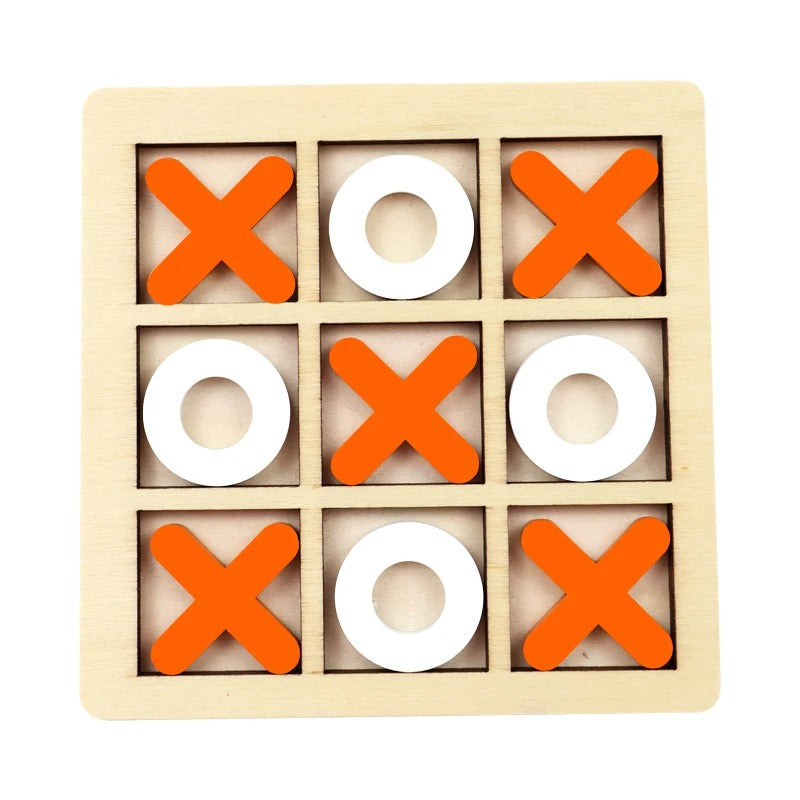 Montessori-Mini-Schachpuzzle aus Holz – Frühpädagogisches Gehirntrainingsspielzeug für Kinder