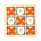 Montessori-Mini-Schachpuzzle aus Holz – Frühpädagogisches Gehirntrainingsspielzeug für Kinder