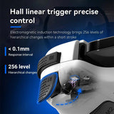 Manette de jeu télescopique RGB BSP D11 – Turbo, gyroscope à 6 axes et vibration pour Android, iOS, PS4 et Switch
