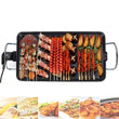 Plaque de cuisson électrique Teppanyaki – Grand barbecue de table sans fumée pour la cuisine, les fêtes et le camping