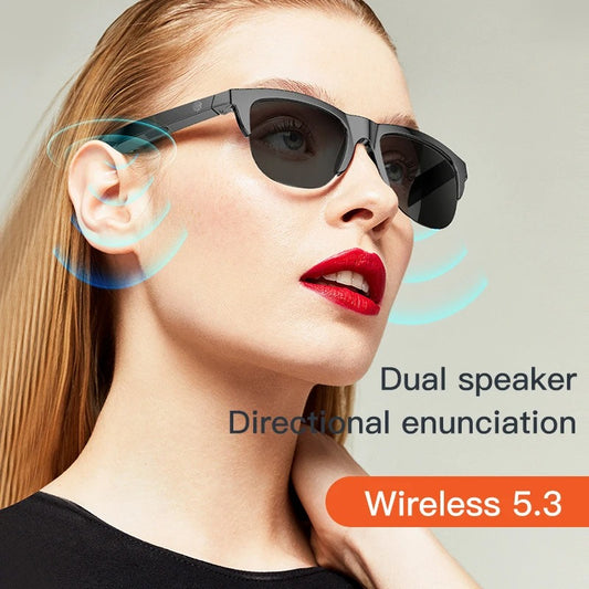 Lunettes de soleil intelligentes Xiaomi MIJIA – Appels Bluetooth, audio HiFi, protection contre la lumière bleue, étanches et résistantes aux UV pour les sports de plein air