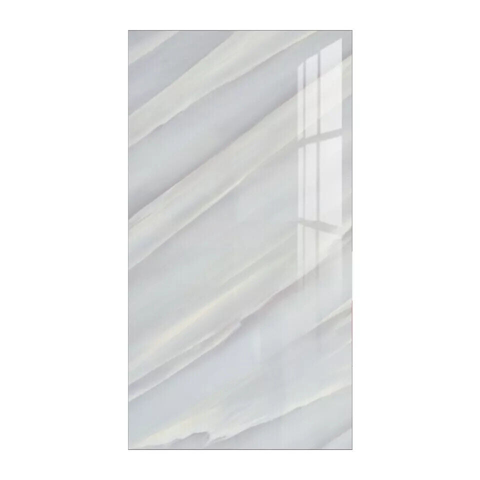 10PCS Self-Adhesive White Marble PVC Cladding Wall Panels for Kitchen Bathroom