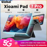 2025 Neues Xiaomi Pad 7 Pro – 11" Android 14 Tablet | 22 GB RAM + 2 TB Speicher | 20000 mAh Akku | 5G Dual-SIM | WiFi 7 | 4K HD-Display