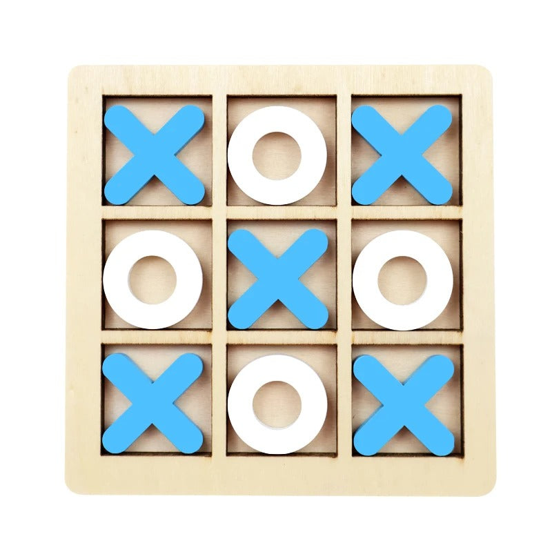 Montessori-Mini-Schachpuzzle aus Holz – Frühpädagogisches Gehirntrainingsspielzeug für Kinder
