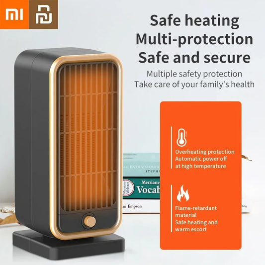 Xiaomi Youpin 500W PTC Fan Heater – Energy-Efficient Electric Heater for Home, Bedroom, and Office with Remote Control, Vertical Heating Fan