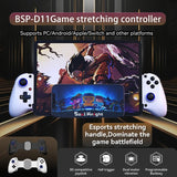 Manette de jeu télescopique RGB BSP D11 – Turbo, gyroscope à 6 axes et vibration pour Android, iOS, PS4 et Switch