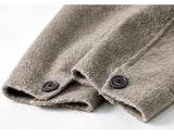 SENTUBILA 100% Wool Coat For Women Winter Jackets 2025 Stand Turtleneck Double Sided Short Outerwears Female Clothes