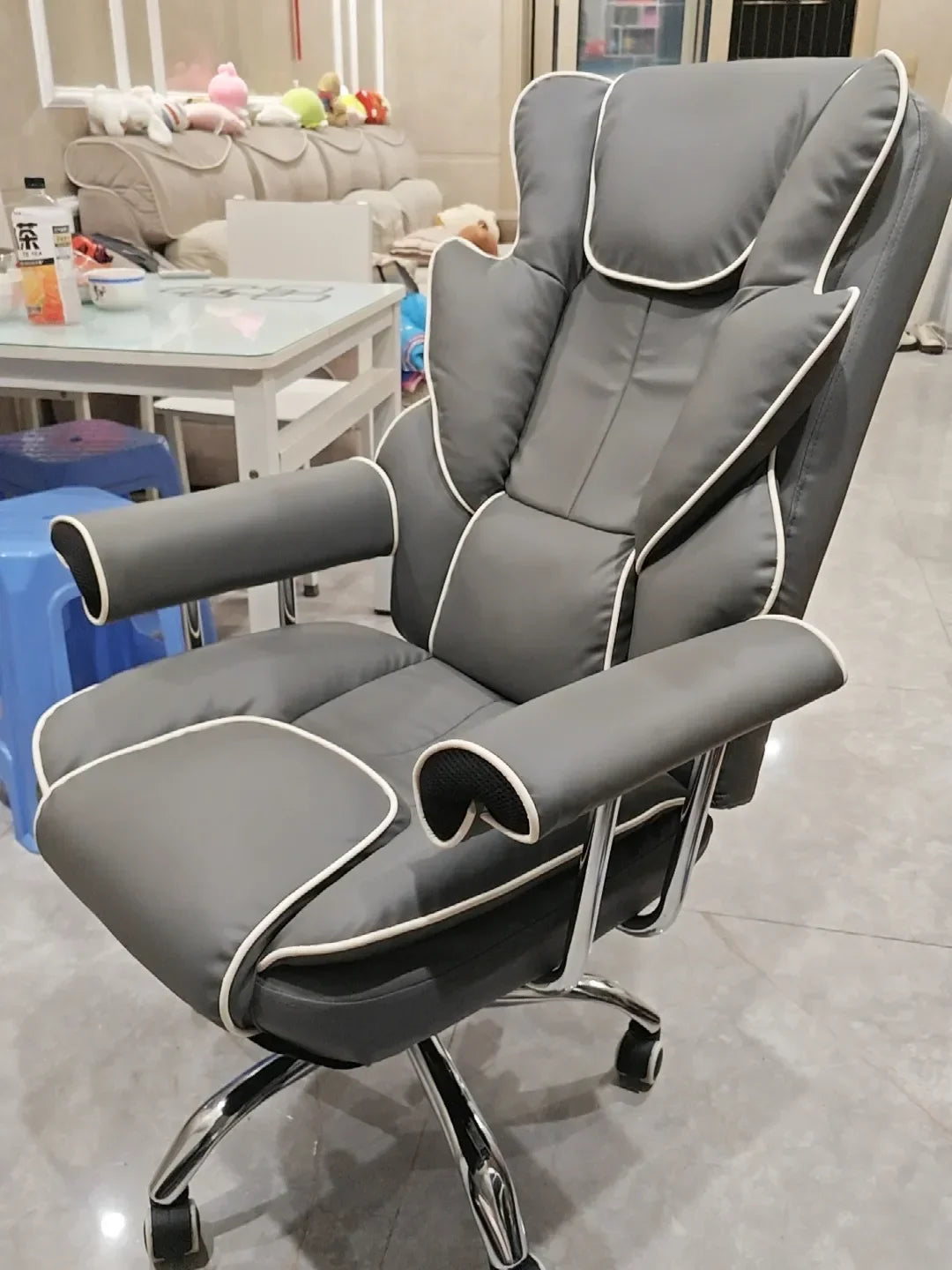 Gaming Chair Boys Comfortable Sedentary Home Computer Game Sofa Office  Study Backrest Reclining