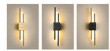 LED Bedroom Wall Lamp Wall Sconces Copper Line Pipe Acrylic Lampshade Indoor Lighting for Living Room Corridor Light Fixture
