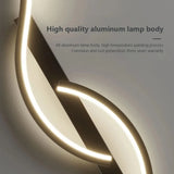 Modern Long Strip LED Wall Lamp – Remote Control Dimmable Wall Light for Living Room, Bedroom, Bedside & Home Interior Decoration