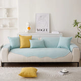 Chenille Non-slip Sofa Cushion Solid Color Sofa Cover Four Seasons Universal for Living Room Sofas 1PC All-Inclusive Towel 소파 쿠션