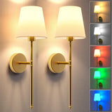Wireless Rechargeable Wall Lamp – Battery Powered, Dimmable LED Light with Remote Control & 10 RGB Colors, Detachable Magnetic Bulb