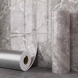 1 roll marble thick foam imitation ceramic tile self-adhesive wallpaper bedroom wallpaper bathroom waterproof wall sticker