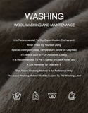 SENTUBILA 100% Wool Coat For Women Winter Jackets 2025 Stand Turtleneck Double Sided Short Outerwears Female Clothes