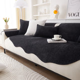 Chenille Non-slip Sofa Cushion Solid Color Sofa Cover Four Seasons Universal for Living Room Sofas 1PC All-Inclusive Towel 소파 쿠션