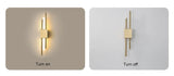 LED Bedroom Wall Lamp Wall Sconces Copper Line Pipe Acrylic Lampshade Indoor Lighting for Living Room Corridor Light Fixture