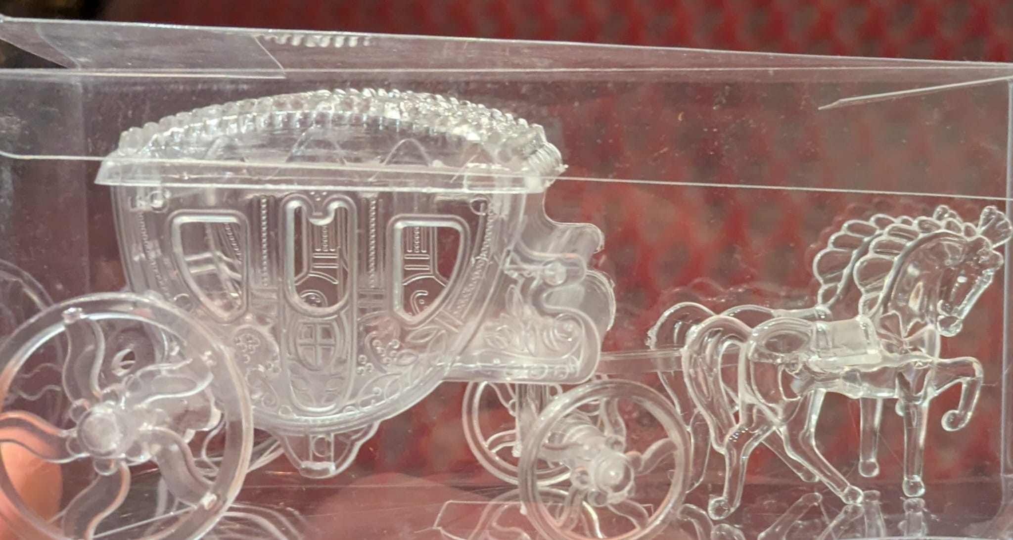 Statue de carrosse royal 1 pièce, figurine décorative 3D, décoration élégante pour la maison et le bureau, intérieur/extérieur, plastique, aucune alimentation requise, pour salon, bar, café, affichage de table