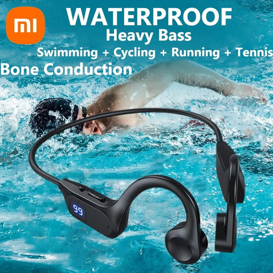 Écouteurs sans fil à conduction osseuse Xiaomi X7 – Casque de sport Bluetooth pour la course et la natation, mains libres avec micro