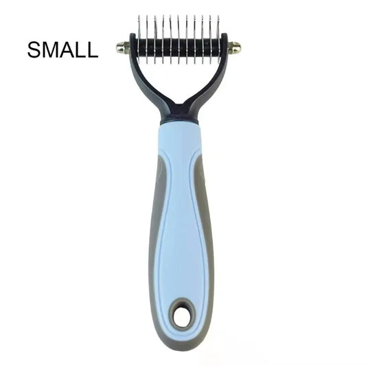 Peigne à nœuds et brosse de démêlage pour animaux de compagnie – Épilateur pour chats et chiens, coupe-nœuds de fourrure, outil de toilettage pour chiots