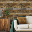 6m realistische Holz-Effekt Tapete Holz PanelPlanks selbstklebende Vinyl Wrap