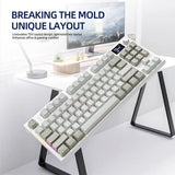 K86 Wireless Hot-Swappable Mechanical Keyboard – Bluetooth/2.4G, Display Screen, Volume Knob for Gaming & Work