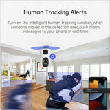 Tuya 8MP Dual Lens WiFi IP Camera – Baby Monitor, Color Night Vision, Human Auto Tracking, Smart Home Security