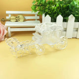 Statue de carrosse royal 1 pièce, figurine décorative 3D, décoration élégante pour la maison et le bureau, intérieur/extérieur, plastique, aucune alimentation requise, pour salon, bar, café, affichage de table
