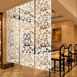 12Pcs Hanging Screen Room Divider privacy Panels Partition Wall Hollow Art Decor